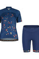 MALOJA Cycling short sleeve jersey and shorts - TRECIMEM. - blue