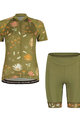 MALOJA Cycling short sleeve jersey and shorts - GANESM. - green