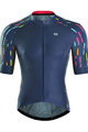 MONTON Cycling short sleeve jersey - LANES - blue