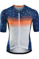 MONTON Cycling short sleeve jersey - STARRY LANES  - orange/white/blue