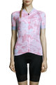 MONTON Cycling short sleeve jersey - SWEET FLOWER LADY - white/pink