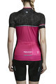 MONTON Cycling short sleeve jersey - YULO LADY - black/pink