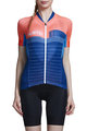 MONTON Cycling short sleeve jersey - PIONEER LADY - blue/orange