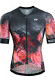 MONTON Cycling short sleeve jersey - DARK FLOWER - pink/black
