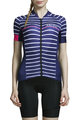 MONTON Cycling short sleeve jersey - LOLLY LADY - blue