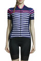MONTON Cycling short sleeve jersey - SAILOR LADY - blue