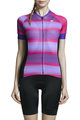 MONTON Cycling short sleeve jersey - COLOR FOCUS LADY - purple/pink
