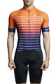 MONTON Cycling short sleeve jersey - SUNGLOW - orange/blue