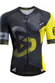 MONTON Cycling short sleeve jersey - ATTACK - black/yellow