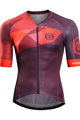 MONTON Cycling short sleeve jersey - VITALITY - bordeaux/red