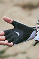 MONTON Cycling fingerless gloves - COBRAND - white