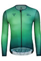 MONTON Cycling summer long sleeve jersey - EARTH SUMMER - green