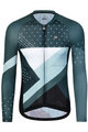 MONTON Cycling summer long sleeve jersey - SPACETIME SUMMER - green
