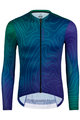 MONTON Cycling summer long sleeve jersey - CONTOULINE SUMMER - green/blue