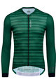 MONTON Cycling summer long sleeve jersey - SANGER SUMMER - green