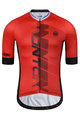 MONTON Cycling short sleeve jersey - FORMULA - red/black