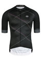 MONTON Cycling short sleeve jersey - CHECKER - black