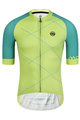 MONTON Cycling short sleeve jersey - CHECKER - blue/yellow