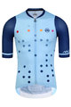 MONTON Cycling short sleeve jersey - BLINKY - blue/light blue