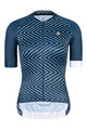 MONTON Cycling short sleeve jersey - DIVERSION LINE LADY - blue