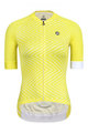 MONTON Cycling short sleeve jersey - DIVERSION LINE LADY - yellow
