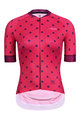 MONTON Cycling short sleeve jersey - LADYBUG LADY - red/pink