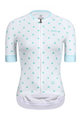 MONTON Cycling short sleeve jersey - LADYBUG LADY - white/light blue