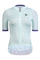 MONTON Cycling short sleeve jersey - WINAIN LADY - light blue