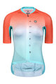 MONTON Cycling short sleeve jersey - NEON LADY - orange/green