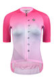 MONTON Cycling short sleeve jersey - NEON LADY - pink