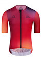 MONTON Cycling short sleeve jersey - FIRE LADY - red