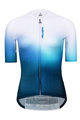 MONTON Cycling short sleeve jersey - TWILIGHT LADY - white/blue