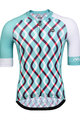MONTON Cycling short sleeve jersey - SHORE - light green/white