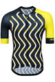 MONTON Cycling short sleeve jersey - SHORE - black/yellow
