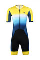 MONTON Cycling overal - PRO FLUFFY - black/blue/yellow
