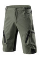 MONTON Cycling shorts without bib - SPORTY MTB - green