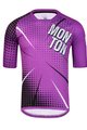 MONTON Cycling short sleeve jersey - BAM MTB - purple