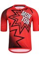 MONTON Cycling short sleeve jersey - POW MTB - red