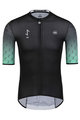 MONTON Cycling short sleeve jersey - HOPE - black/light blue