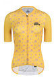 MONTON Cycling short sleeve jersey - PURPLEFLORAL YELLOW - yellow