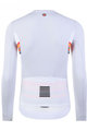 MONTON Cycling summer long sleeve jersey - HOLIDAY SUMMER - white