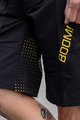 MONTON Cycling shorts without bib - BOOM MTB - yellow/black