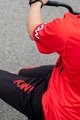 MONTON Cycling shorts without bib - POW MTB - black/red