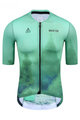 MONTON Cycling short sleeve jersey - FOREST - green