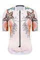 MONTON Cycling short sleeve jersey - BLOOMS LADY - orange/multicolour