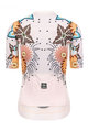 MONTON Cycling short sleeve jersey - BLOOMS LADY - orange/multicolour