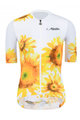MONTON Cycling short sleeve jersey - SUNFLOWER LADY - white/yellow