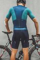 MONTON Cycling short sleeve jersey - CHECHEN - blue/green