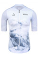 MONTON Cycling short sleeve jersey and shorts - ICEBERG - white/black