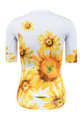 MONTON Cycling short sleeve jersey and shorts - SUNFLOWER LADY - black/yellow/white